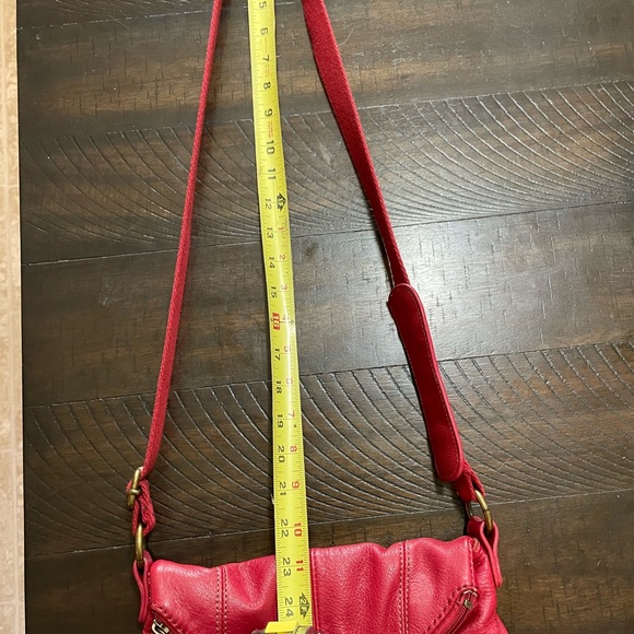 Sak red leather crossbody bag - Picture 9 of 12